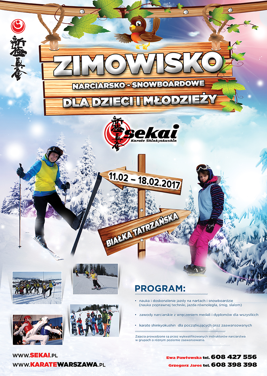 Obóz narciarsko – snowboardowy<BR> 11– 18.02.2017