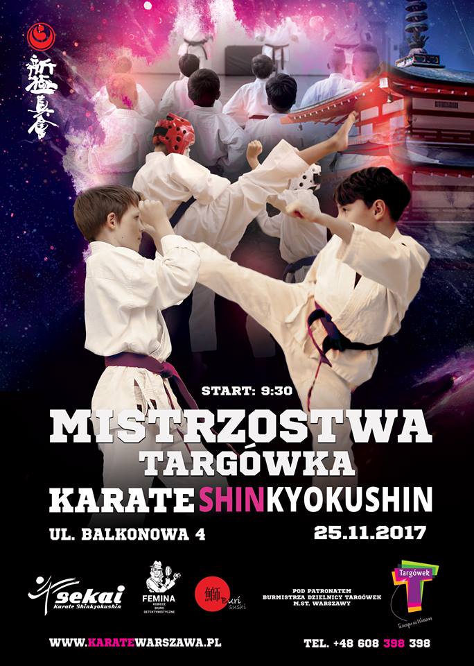 Mistrzostwa Targówka Karate Shinkyokushin – 25.11.2017r.