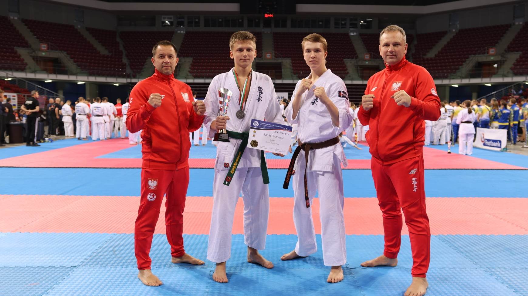 Jakub Olszewski Wicemistrzem Europy Karate Shinkyokushin w kategorii 70 kg