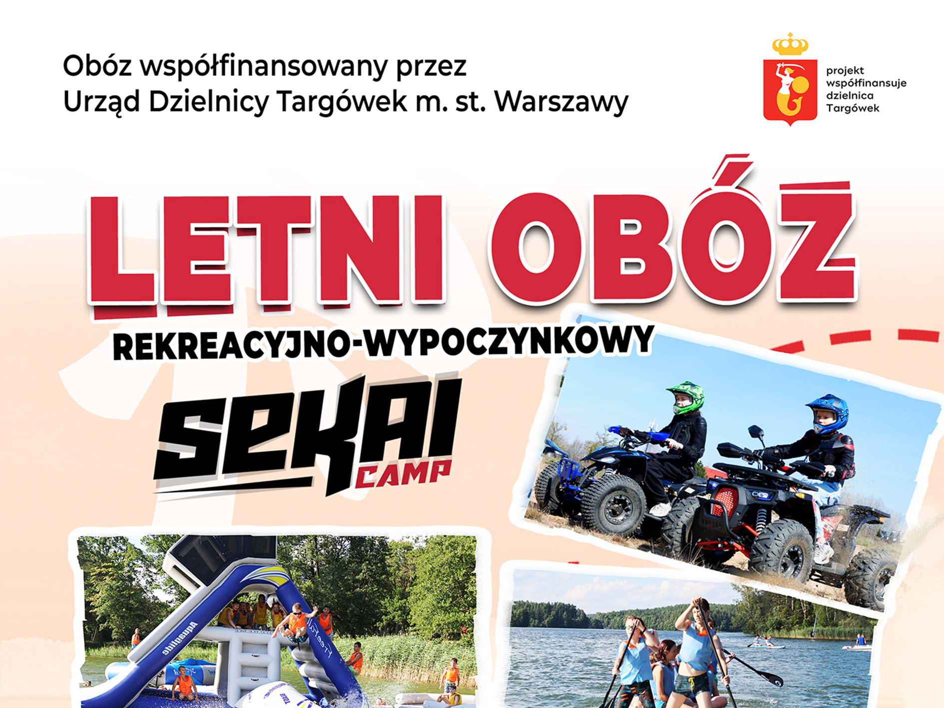 Zapisy na Letni obóz rekreacyjno-wypoczynkowy – Targówek